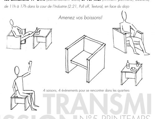 Fabriquez le mobilier du quartier!