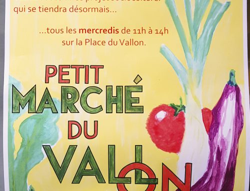 Petit marché du Vallon, désormais le mercredi de 11h à 14h