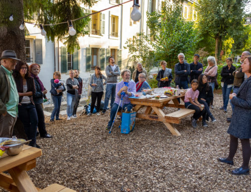 Inauguration du plantage du Vallon, jeudi 4 octobre