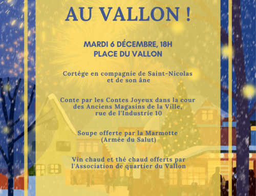 La Saint-Nicolas au Vallon! Mardi 6 décembre à 18h