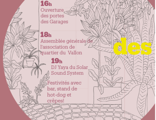 Assemblée Générale de l’AQV et fête des Garages, le vendredi 26 mai!