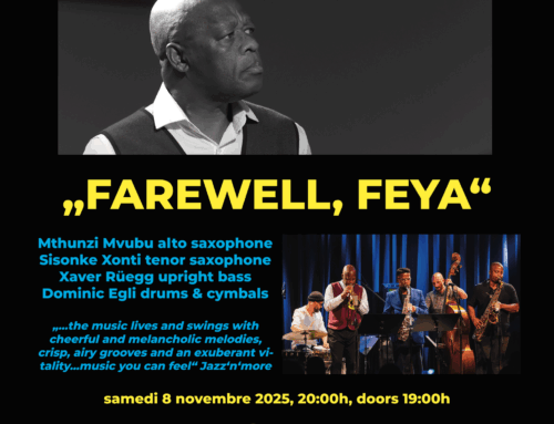 CONCERT EXCEPTIONNEL de PLURISM “Farewell, Feya”, le samedi 8 novembre aux Garages du Vallon!